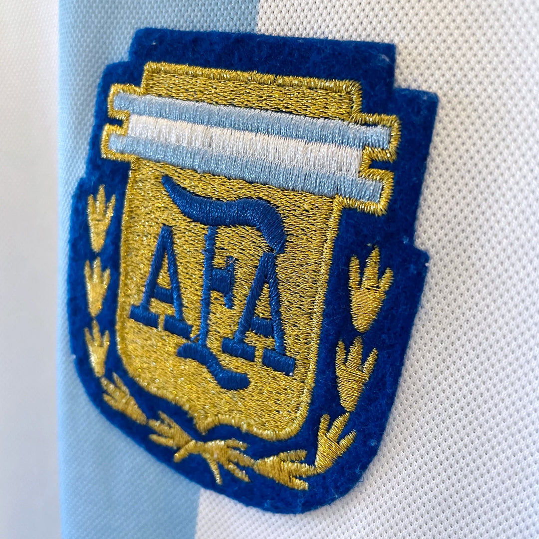 1986 Argentina Le Coq Sportif Reproduction Home Shirt #10 Maradona - Marketplace