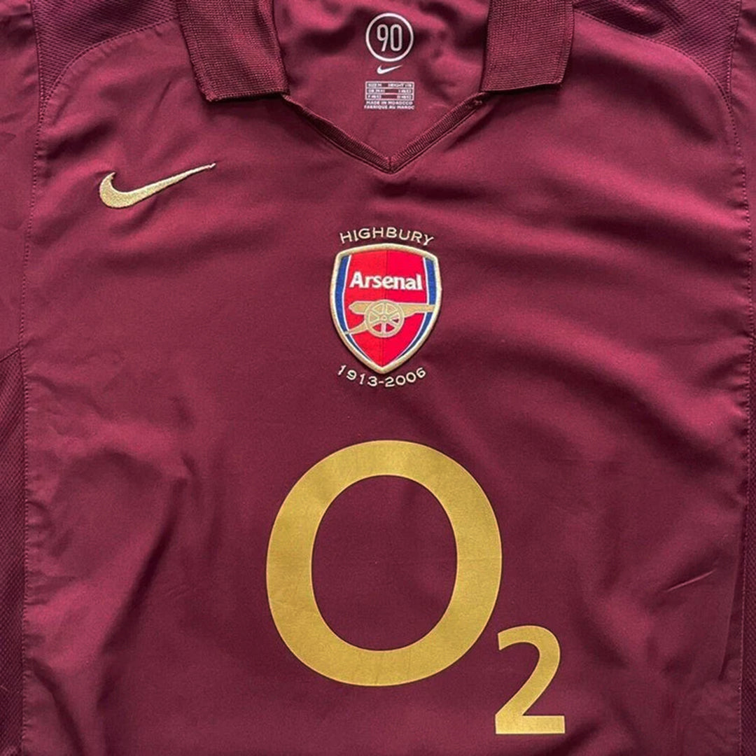 2005-2006 Arsenal Highbury Nike Home Shirt #14 Thierry Henry - Marketplace