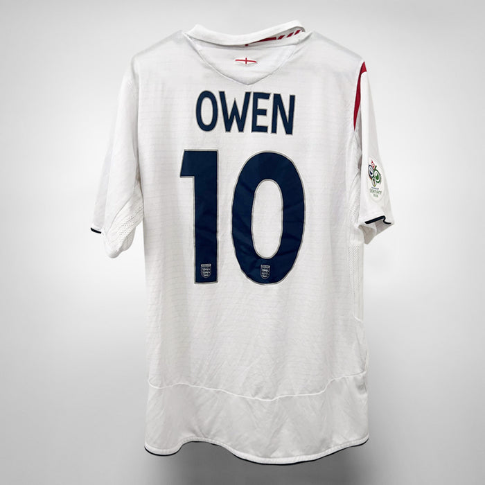 2006 England Home Umbro Shirt #10 Michael Owen - Marketplace