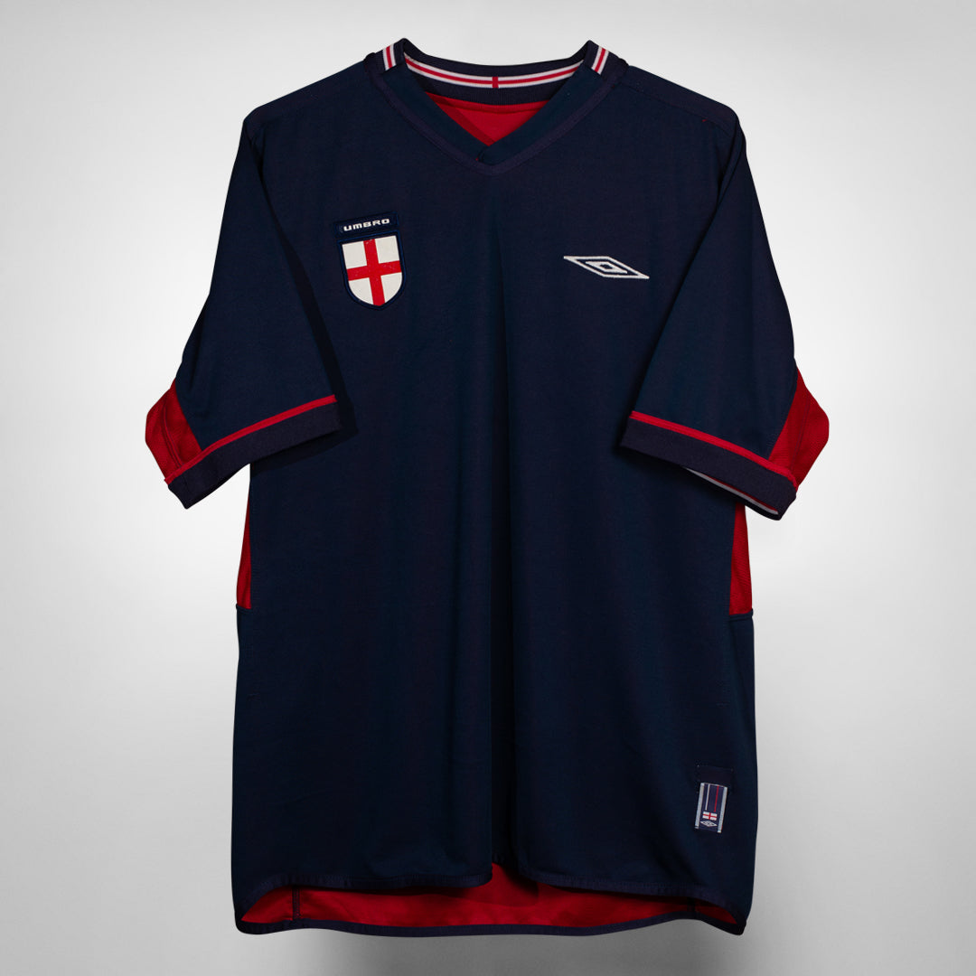 2003-2005 England Umbro Reversible Home Shirt