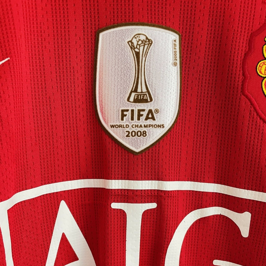 2007-2008 Manchester United Nike Home Shirt #5 Rio Ferdinand - Marketplace