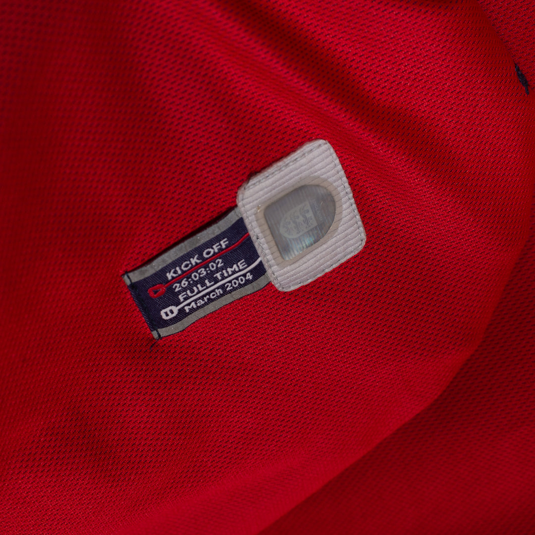 2003-2005 England Umbro Reversible Home Shirt