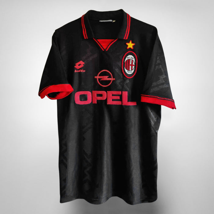 1996-1997 AC Milan Lotto Third Shirt #22 Edgar Davids - Marketplace