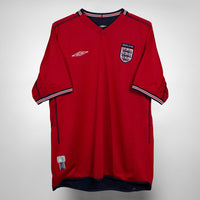 2003-2005 England Umbro Reversible Home Shirt