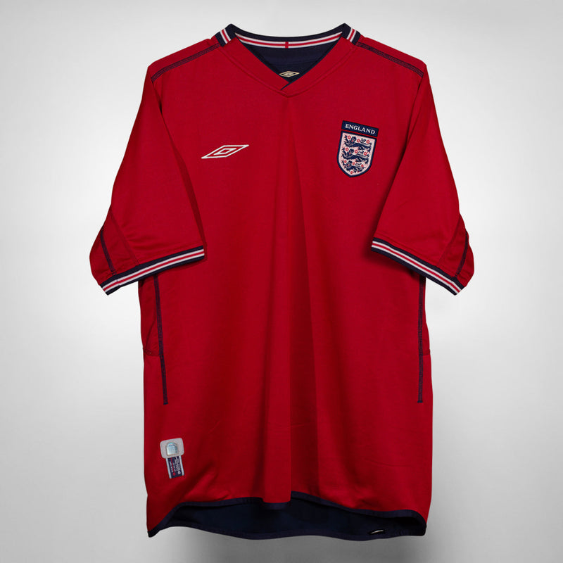 2003-2005 England Umbro Reversible Home Shirt