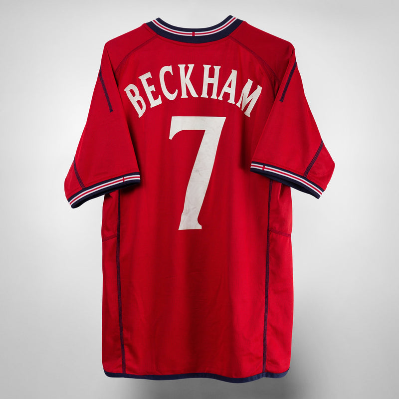 2002-2004 England Away Shirt #7 David Beckham