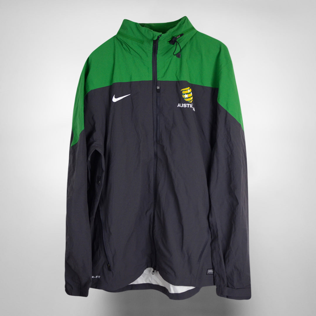 2014-2015 Australia Socceroos Nike Player Issue Storm Fit Training Jacket - Marketplace