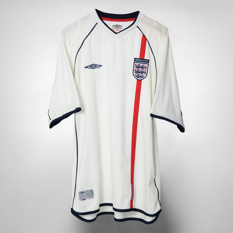 2001-2003 England Umbro Home Shirt - Marketplace