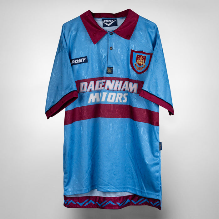 1995-1996 West Ham United Pony Away Shirt