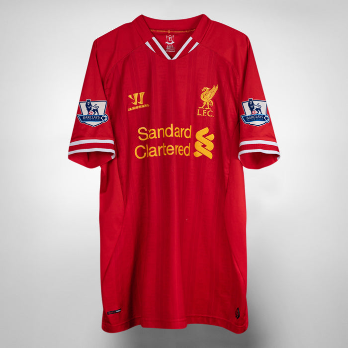 2013-2014 Liverpool Warrior Home Shirt #10 Philippe Coutinho