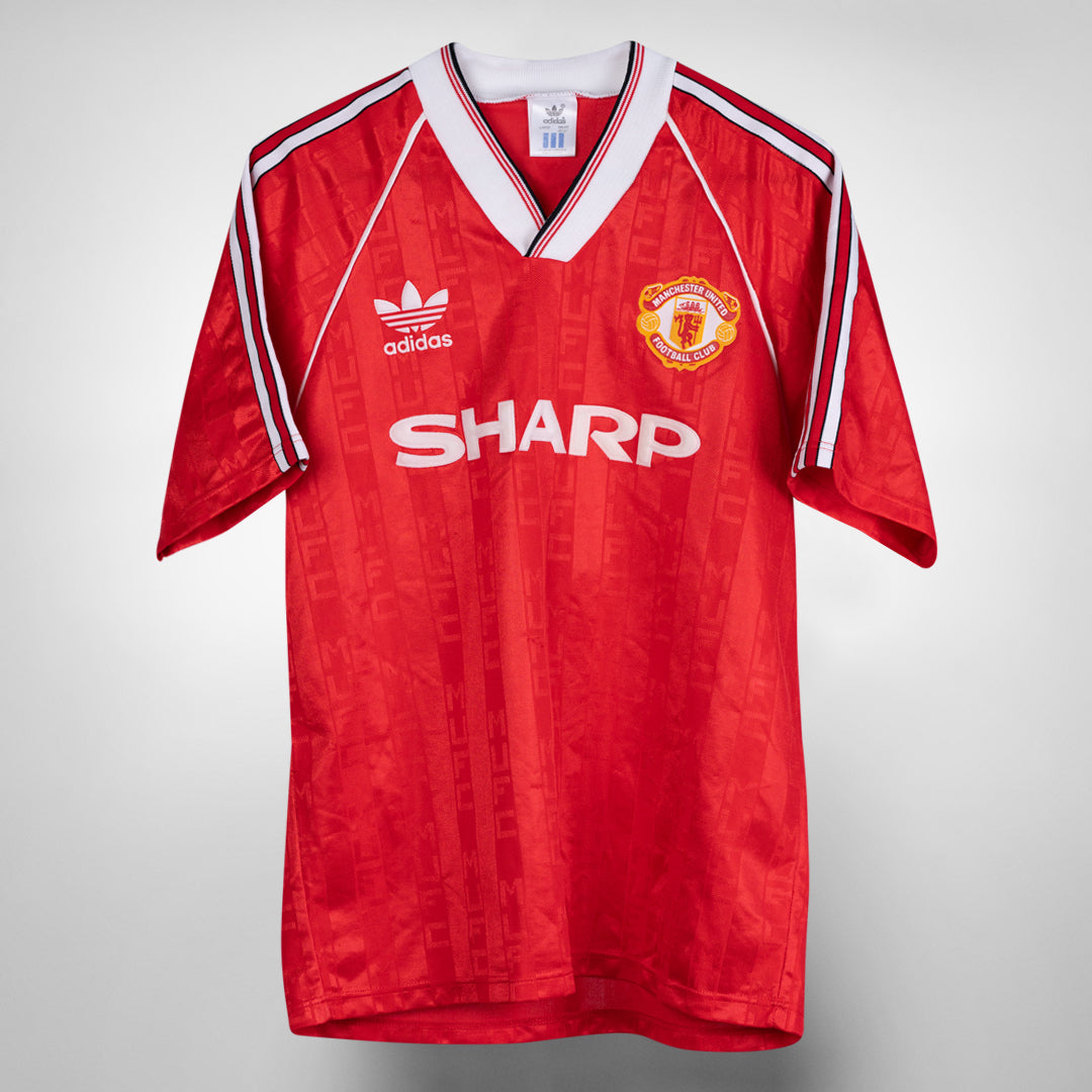 1988-1990 Manchester United Adidas Home Shirt