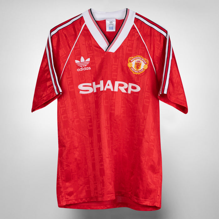1988-1990 Manchester United Adidas Home Shirt