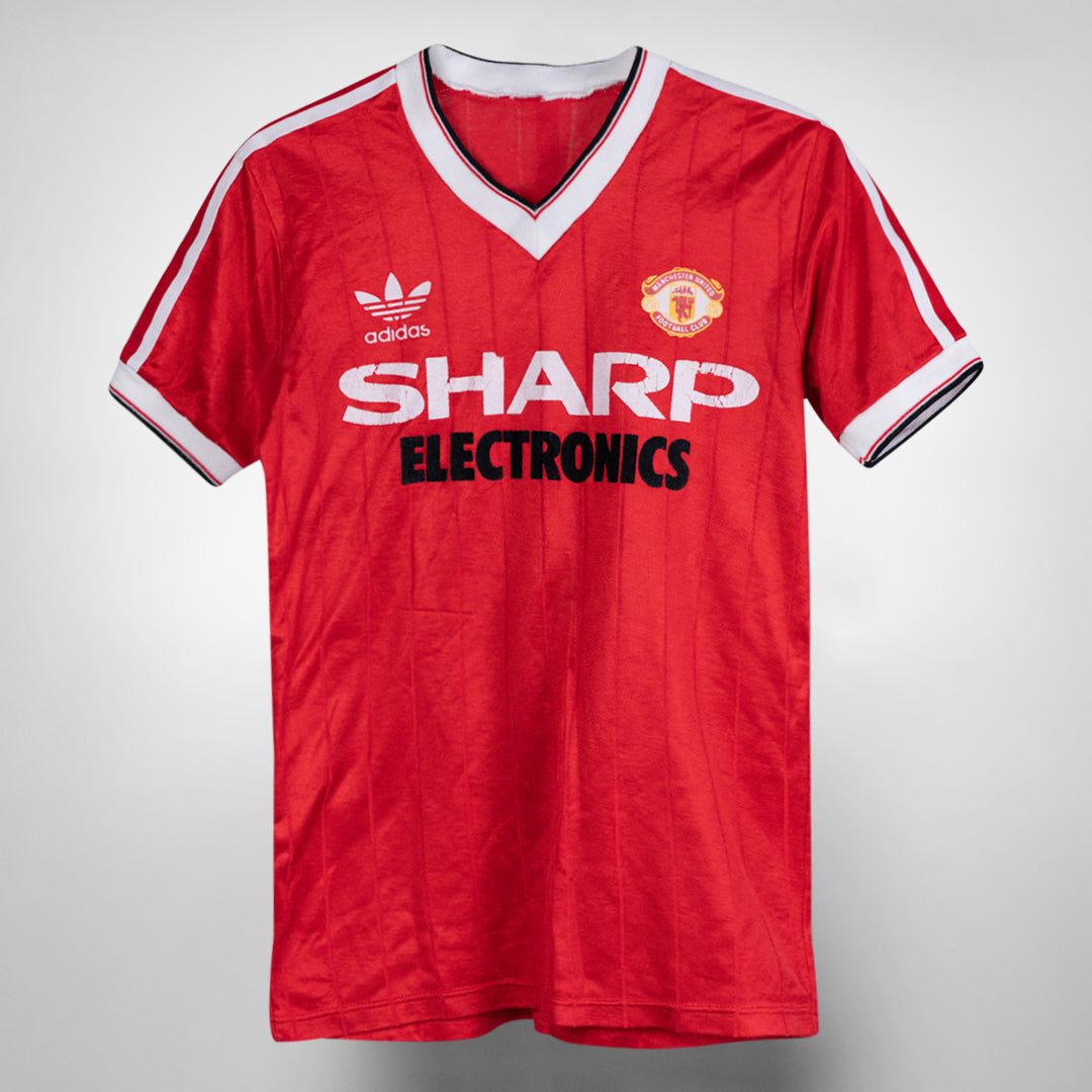 1982-1983 Manchester United Adidas Home Shirt