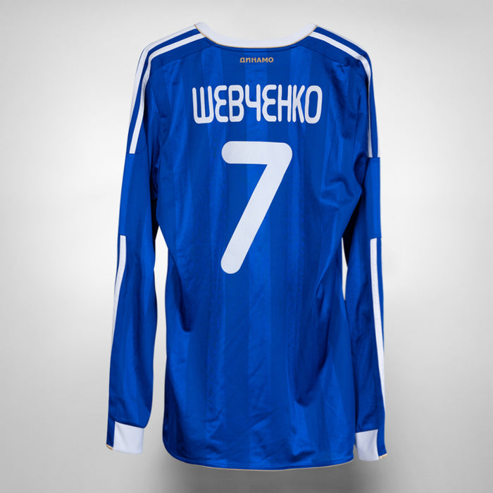 2011-2013 Dynamo Kyiv Adidas Player Spec Away Shirt #7 Andriy Shevchenko