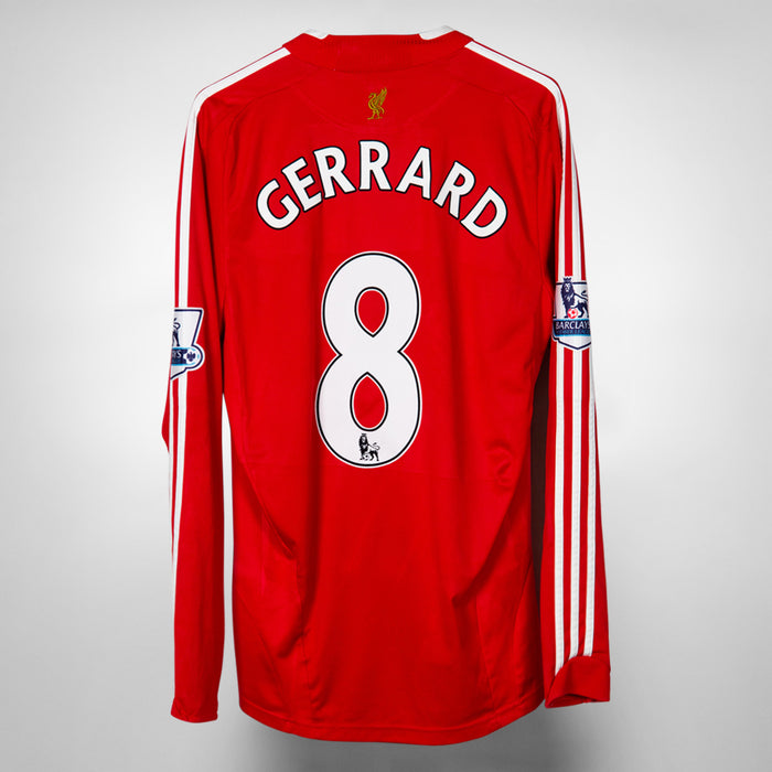 2008-2010 Liverpool Adidas Home Special Shirt #8 Steven Gerrard - Marketplace