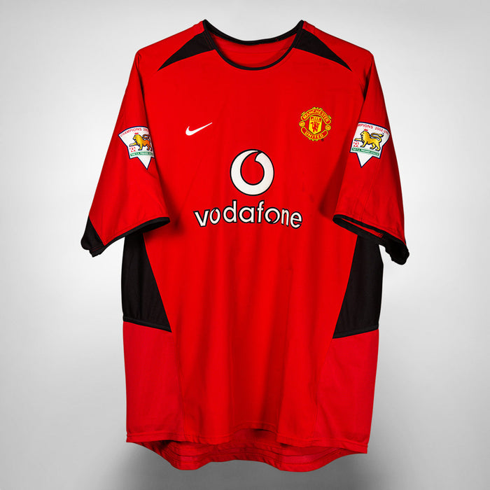 2002-2004 Manchester United Nike Home Shirt #7 Cristiano Ronaldo