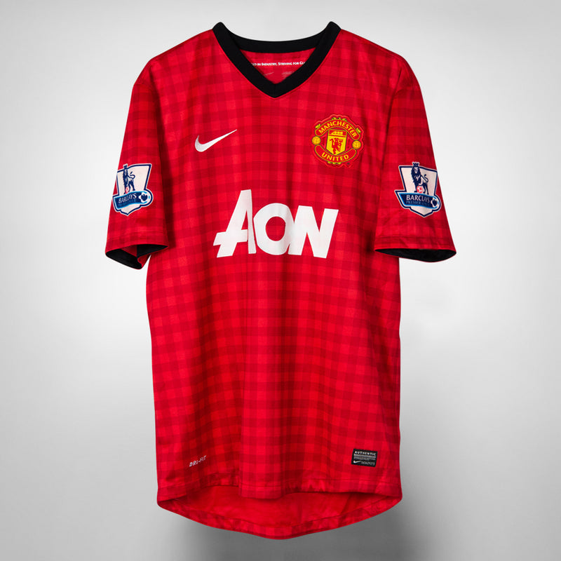 2012-2013 Manchester United Nike Home Shirt #20 Robin Van Persie  - Marketplace