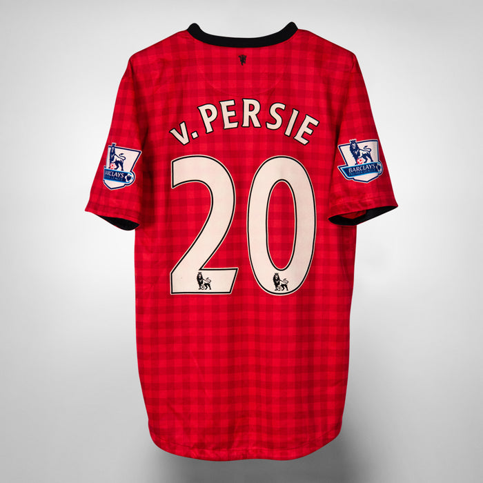 2012-2013 Manchester United Nike Home Shirt #20 Robin Van Persie