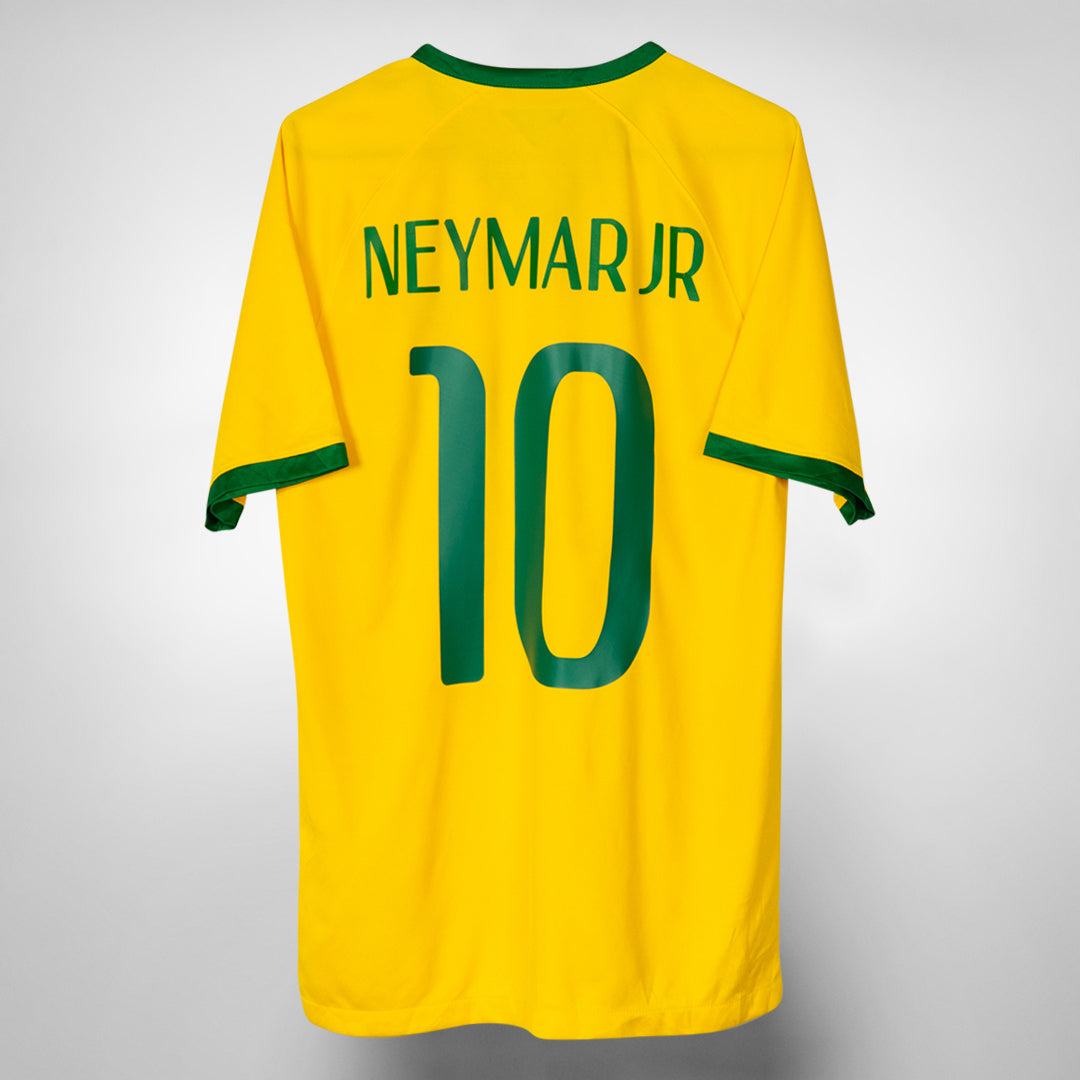 2014-2016 Brazil Nike Home Shirt #10 Neymar Jr