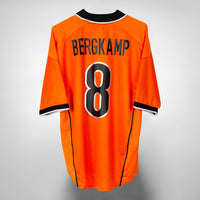 1998-2000 Netherlands Nike Home Shirt #8 Dennis Bergkamp