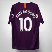 2018-2019 Manchester City Nike Third Shirt #10 Kun Aguero