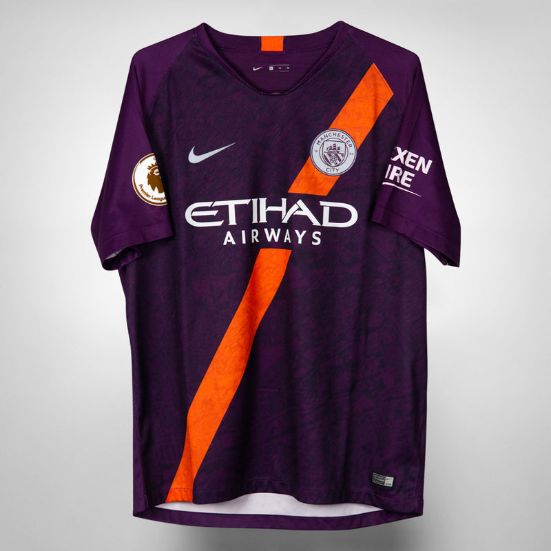 2018-2019 Manchester City Nike Third Shirt #10 Kun Aguero