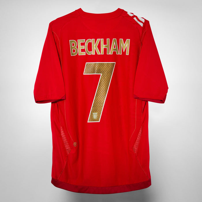 2006-2008 England Umbro Away Shirt #7 David Beckham