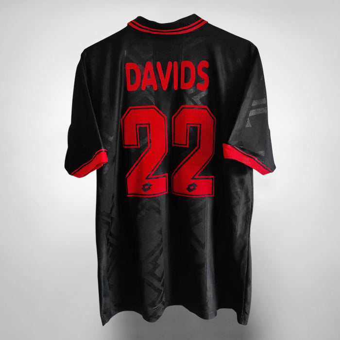 1996-1997 AC Milan Lotto Third Shirt #22 Edgar Davids