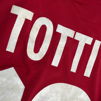 2001-2002 AS Roma Kappa Home Shirt #10 Francesco Totti