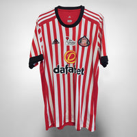 2017-2018 Sunderland Adidas Home Shirt - Marketplace