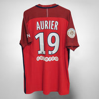 2016-2017 PSG Paris Saint Germain Nike Player Issue Away Shirt #19 Aurier - Marketplace