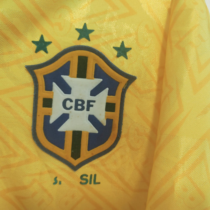 1992-1993 Brazil Umbro Home Shirt - Marketplace