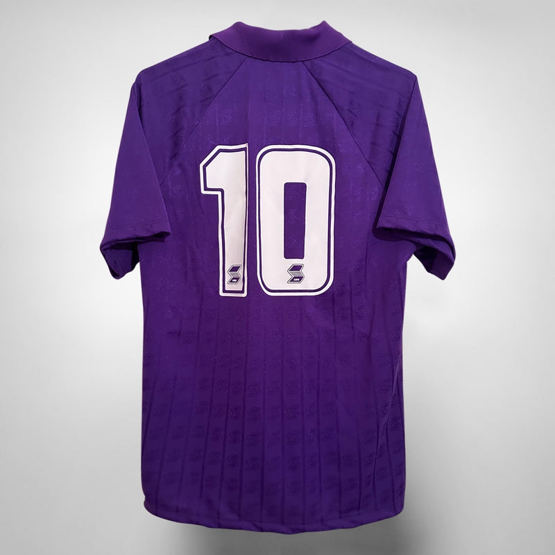 1989-1990 Fiorentina ABM Modern Reproduction Home Shirt #10 Roberto Baggio  - Marketplace