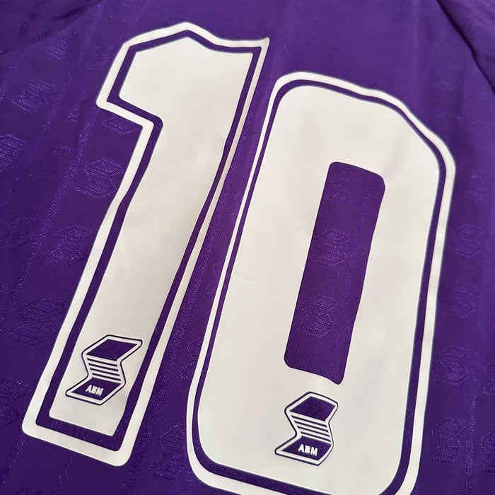 1989-1990 Fiorentina ABM Home Shirt #10 Roberto Baggio  - Marketplace
