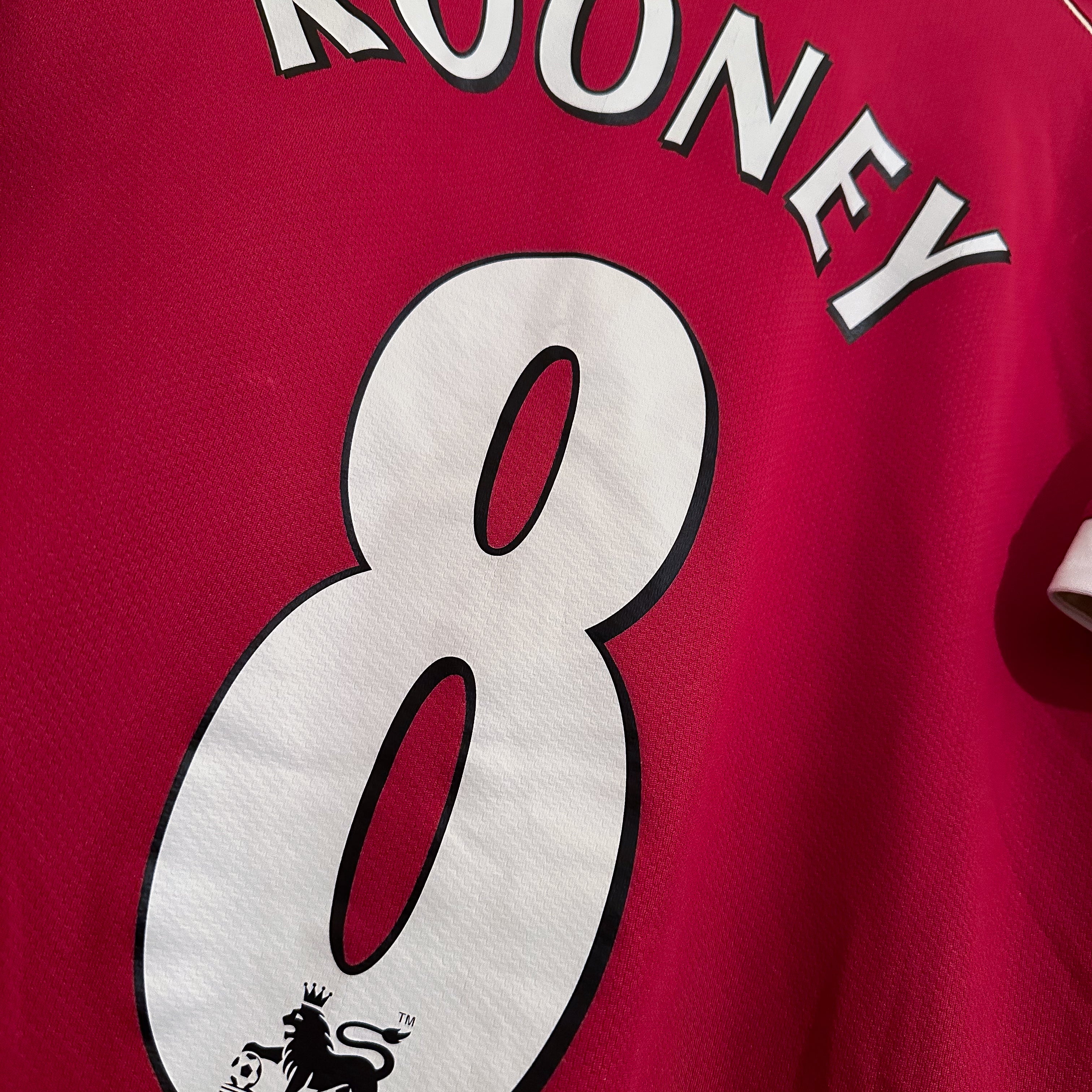 2006-2007 Manchester United Nike Home Shirt #8 Wayne Rooney