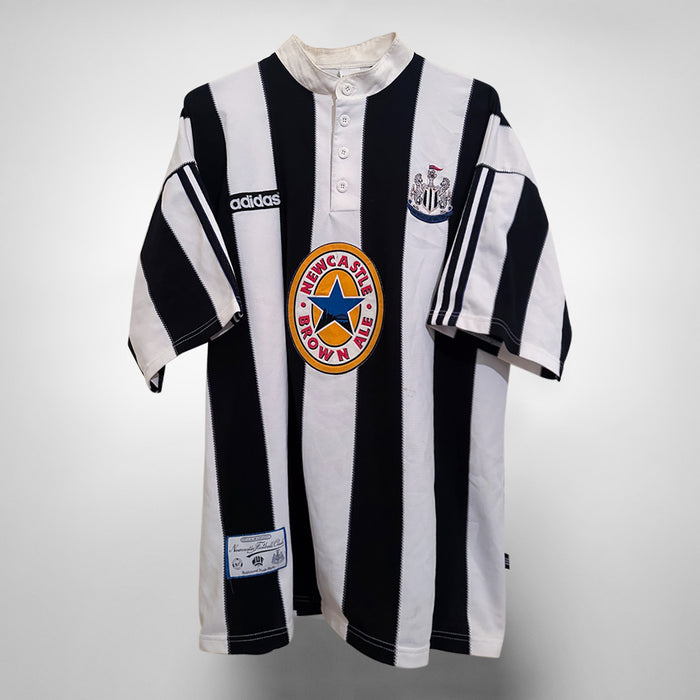 1995-1997 Newcastle United Adidas Home Shirt  - Marketplace