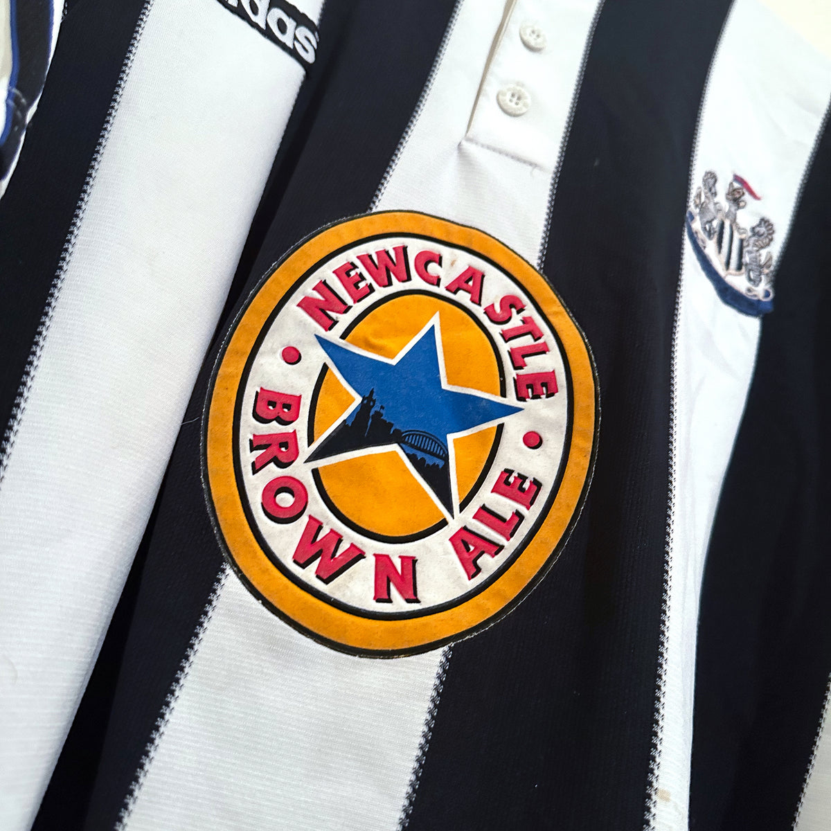 1995-1997 Newcastle United Adidas Home Shirt  - Marketplace