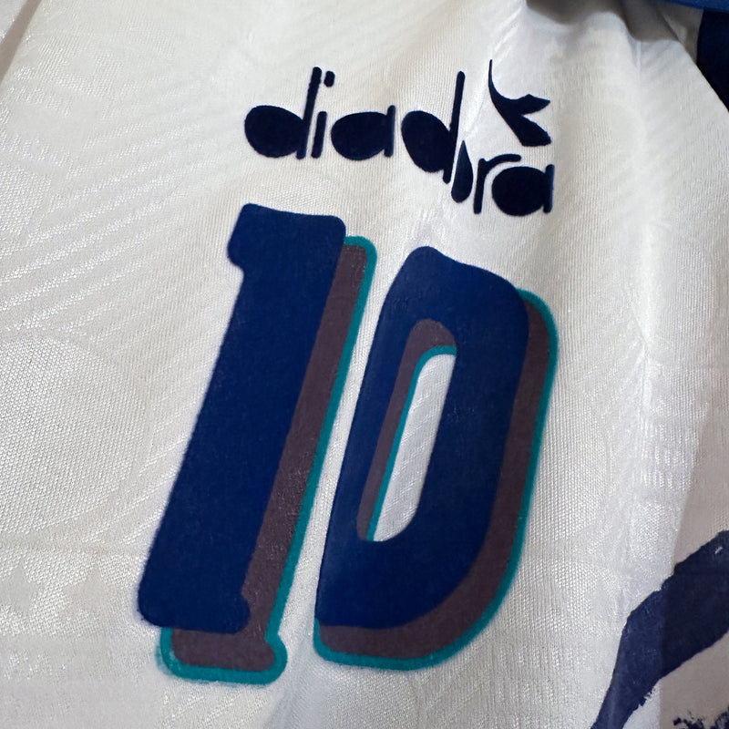 1994-1995 Italy Diadora Player Spec Training Shirt #10 Roberto Baggio  - Marketplace