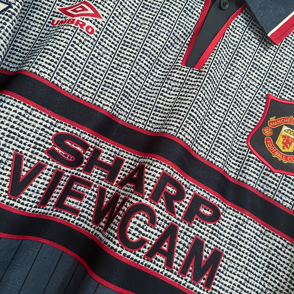 1995-1996 Manchester United Umbro Away Shirt #7 Eric Cantona - Marketplace