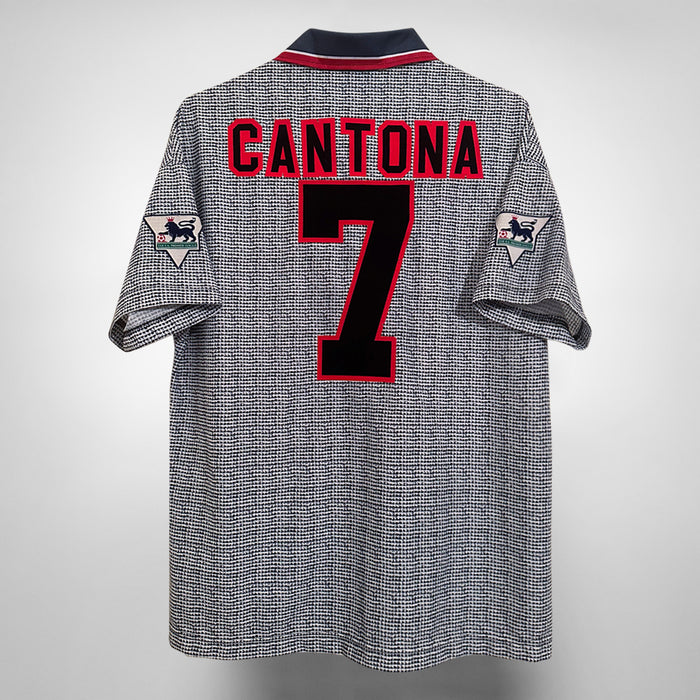 1995-1996 Manchester United Umbro Away Shirt #7 Eric Cantona - Marketplace