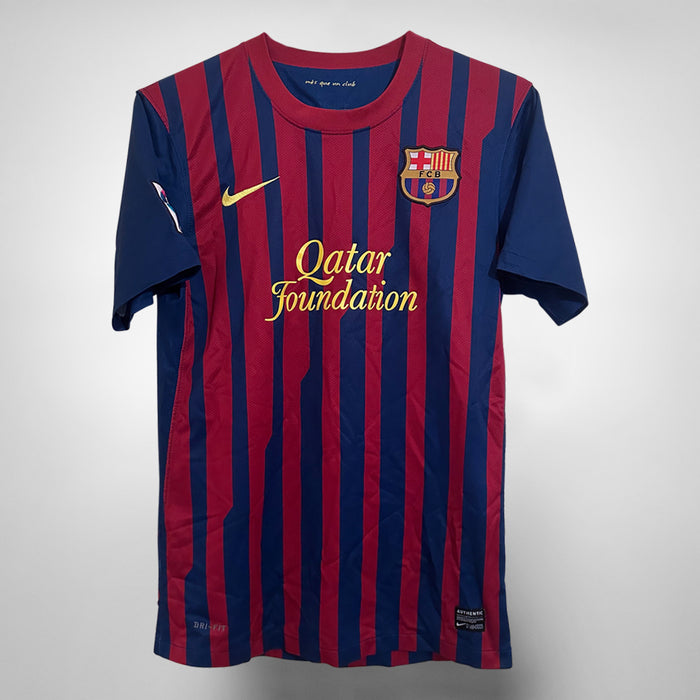 2011-2012 Barcelona Nike Home Shirt #7 David Villa  - Marketplace