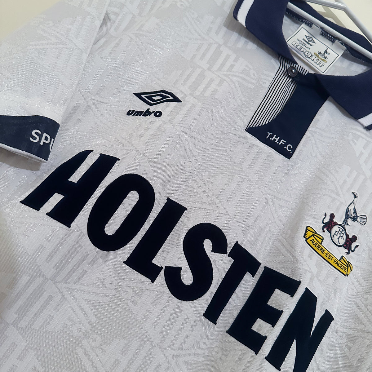 1991-1993 Tottenham Hotspur Umbro Home Shirt - Marketplace