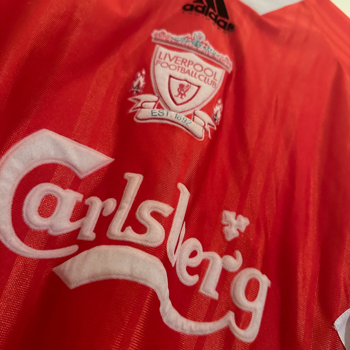 1993-1994 Liverpool Adidas Home Shirt #2  - Marketplace