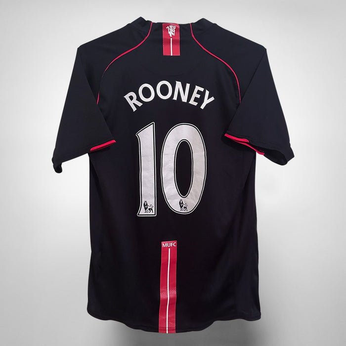 2007-2008 Manchester United Nike Away Shirt #10 Wayne Rooney - Marketplace