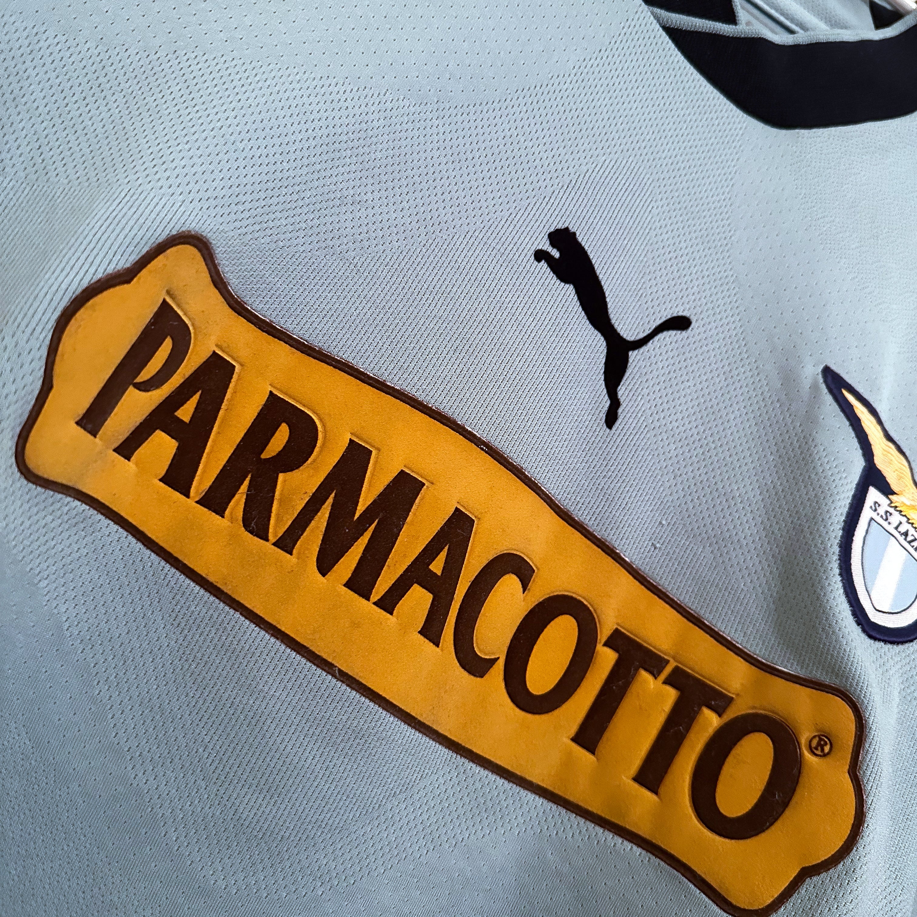 PUMA S.S. Lazio シャツ PARMACOTTO S.S. Lazio 2003/2004 Puma Italy Futbol Soccer Jersey