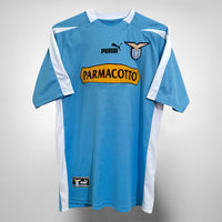 2003-2004 Lazio Puma Player Spec Home Shirt #5 Luciano Zauri - Marketplace