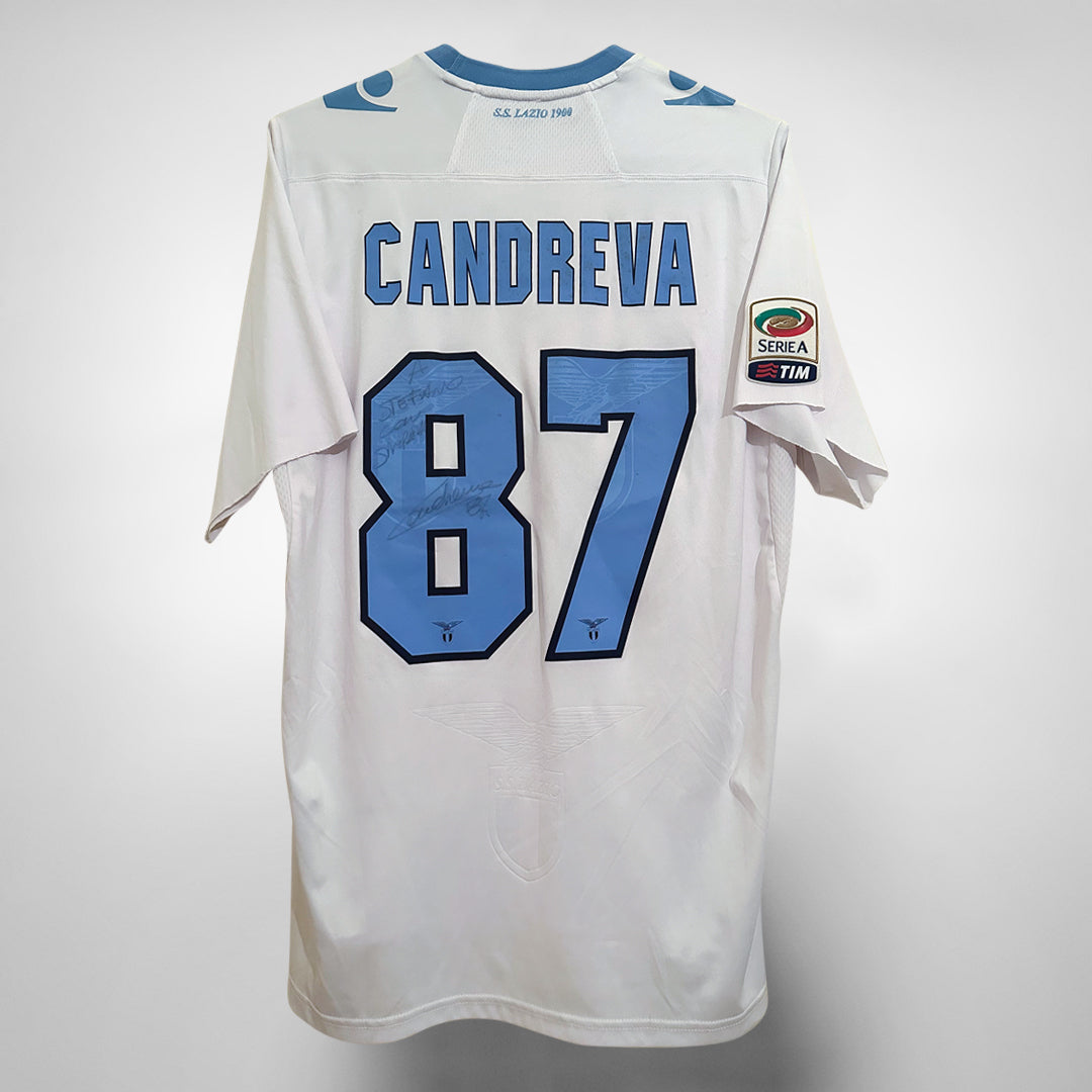 2012-2013 Lazio Macron Match Worn Third Shirt #87 Antonio Candreva - Marketplace