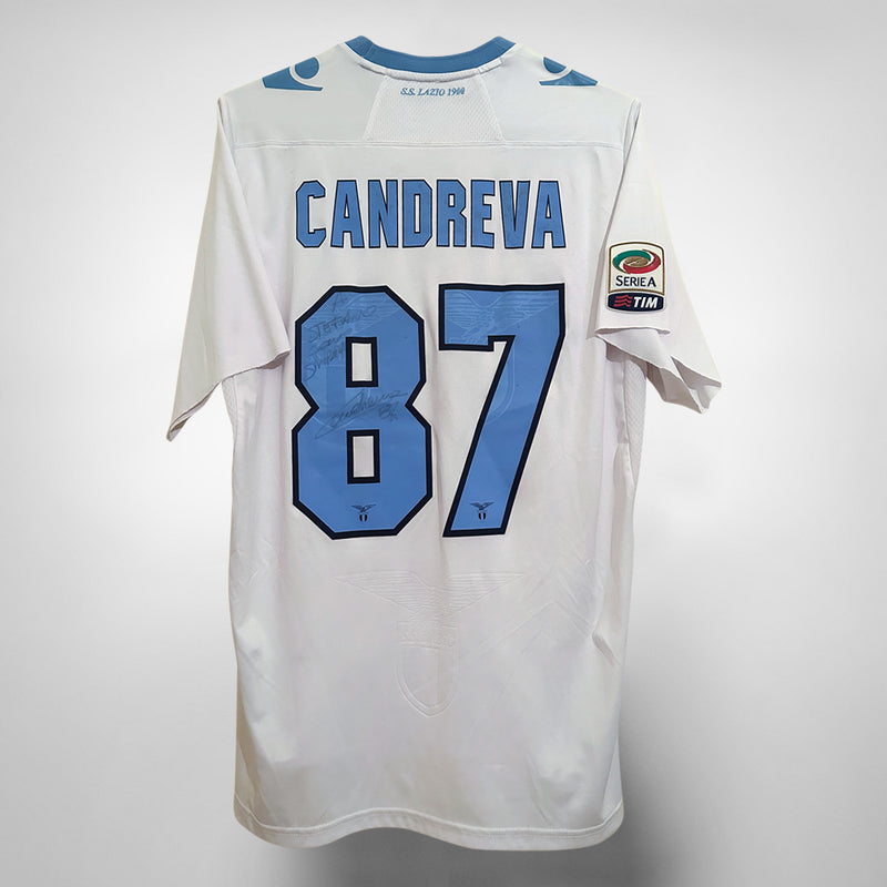 2012-2013 Lazio Macron Match Worn Third Shirt #87 Antonio Candreva - Marketplace