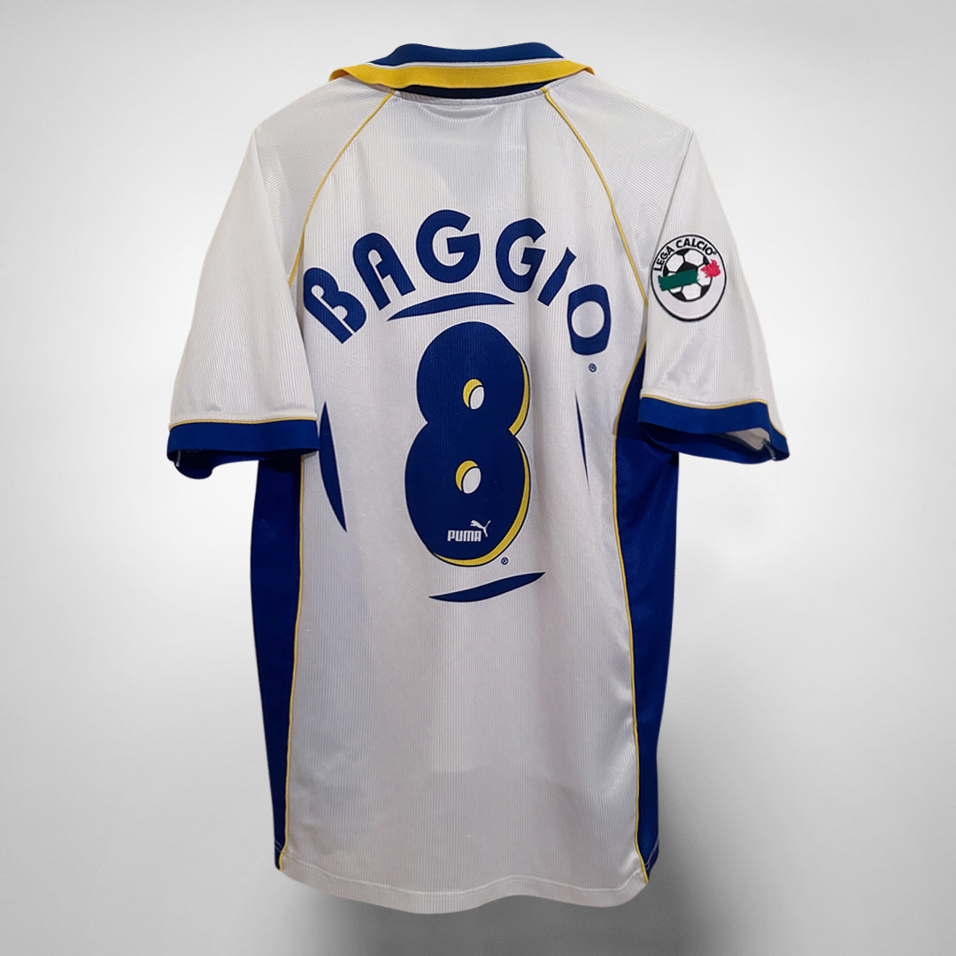 1997-1998 Parma Puma Match Issued Home Shirt #8 Dino Baggio - Marketplace