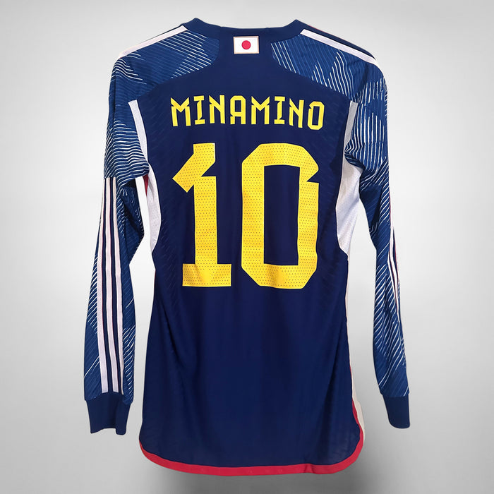 2022-2023 Japan Adidas Player Spec Home Shirt #10 Takumi Minamino  - Marketplace